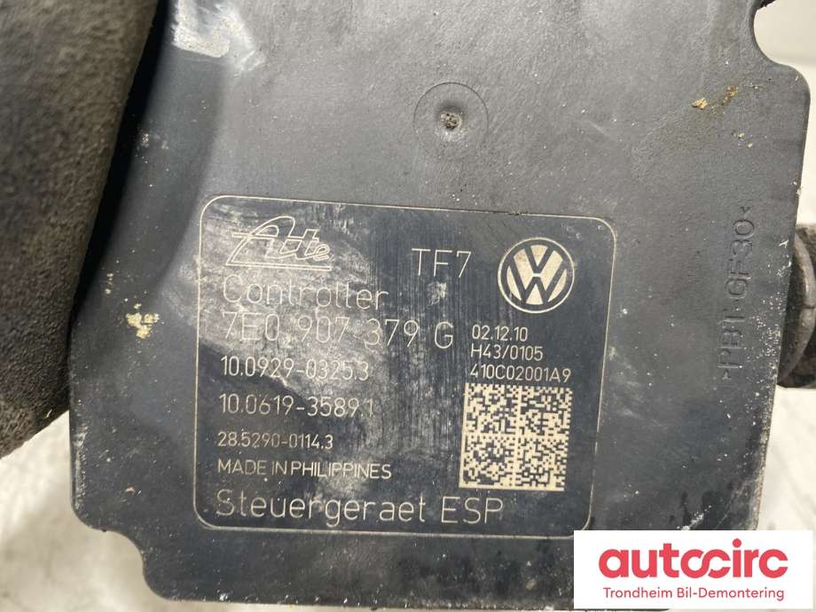 ABS sentral til VW Transporter / Caravelle 2009-2015 (Fase 2) (T5) (T5) (7E0614517C|7E0907379G|)