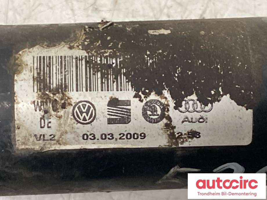 Drivaksel høyre foran, diesel/manuell til VW Passat 2005-2010 (B6) (B6) (1K0407272CR|1K0407452TX|)