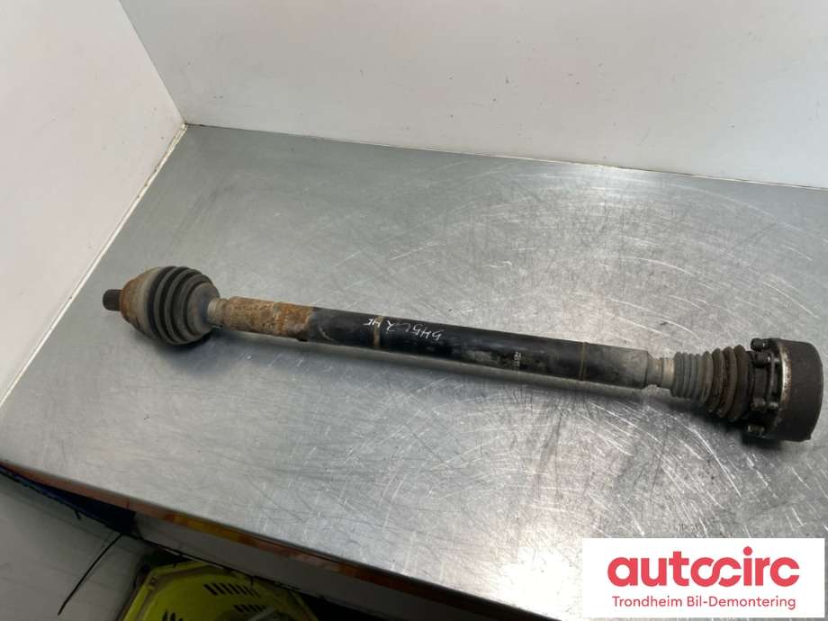 Drivaksel høyre foran, diesel/manuell til VW Caddy 2004-2010 (Type III, Fase 1) (1K0407272CC|5Q0407272FF|1K0407452DX)