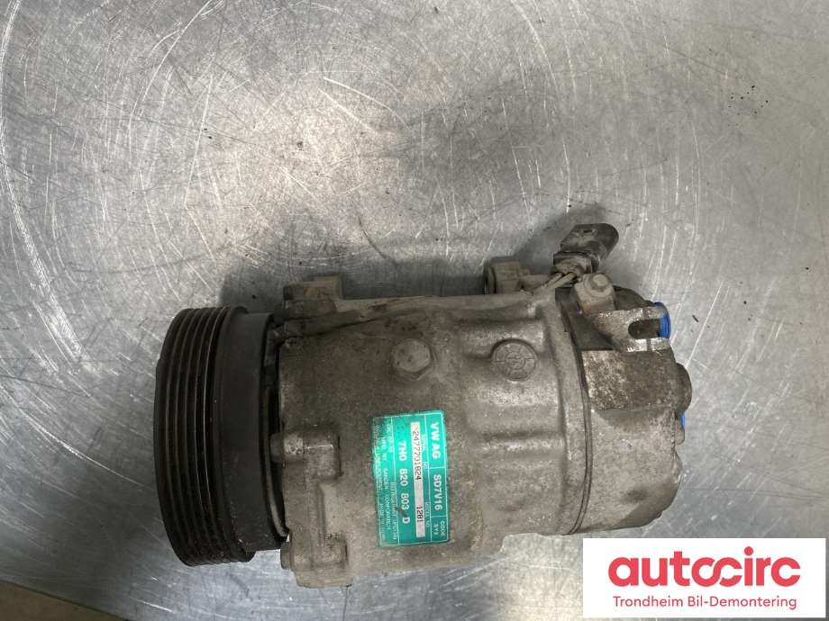 Aircondition kompressor til VW Caddy 2004-2010 (Type III, Fase 1)  (7H0820803D|7H0820803F|)