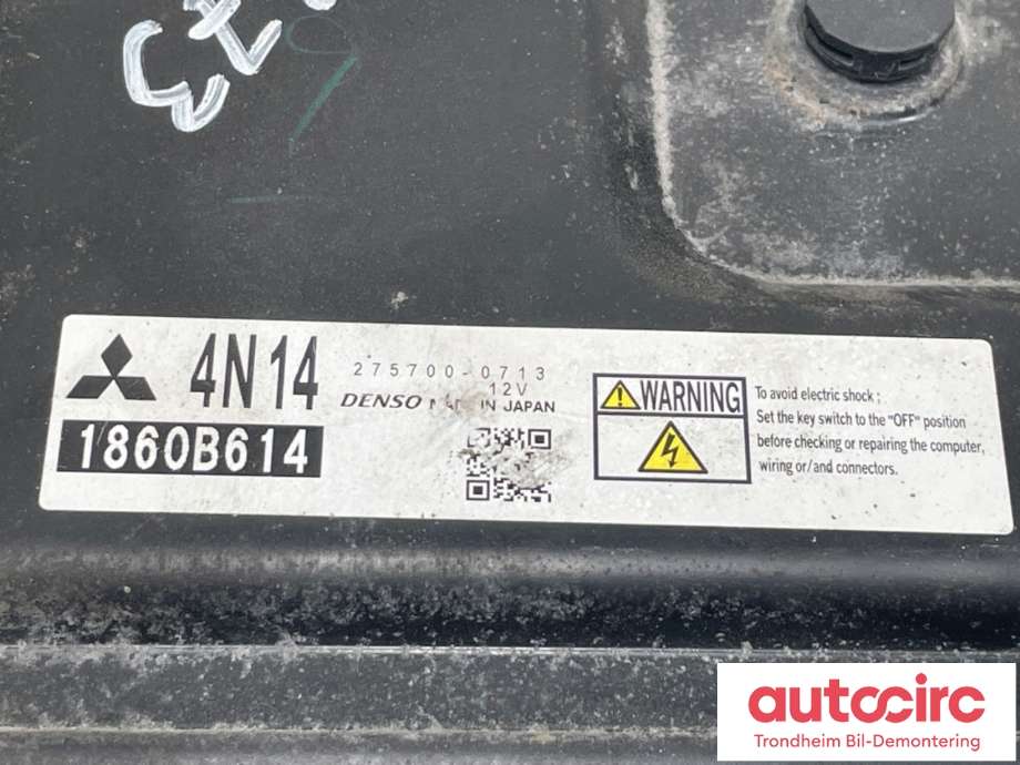 Styreenhet motor til Mitsubishi Outlander 2010-2012 (Type II, Fase 2)  (DENSO|1860B614|)