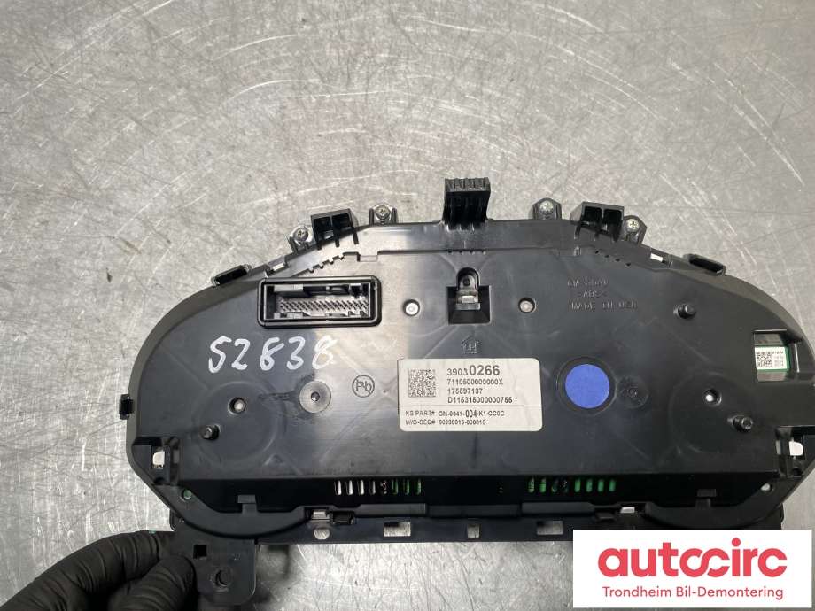 Instrumentpanel til Opel Astra K 2015-->>  (39030266|39042931|)