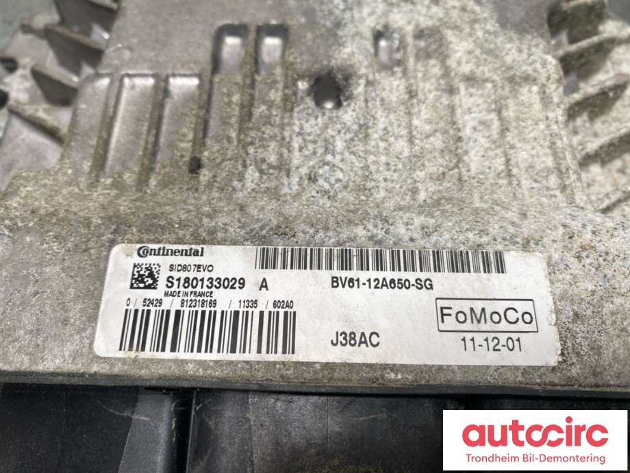 Styreenhet motor til Ford Focus 2011-2014 (Type III, Fase 1)  (1777659|BV61-12A650-SG|)