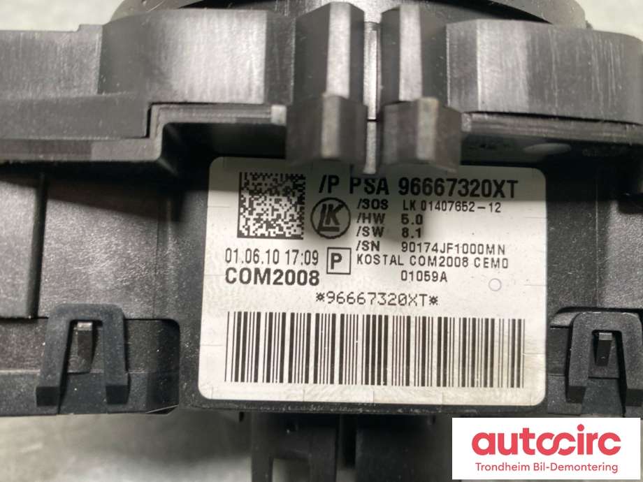 Bryter combi til Peugeot 3008 2009-2016 (Type I)  (96667320XT|6242WQ|)