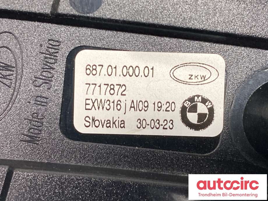 MC, Blinklykt foran til MC BMW K1600 GTL 2011-->> (Luxury Tourer) (Luxury Tourer) (63 13 7717872|)