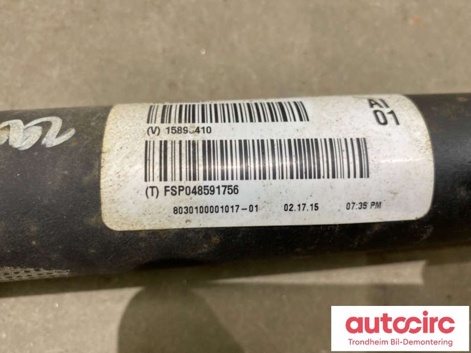 Mellomaksel fremre til BMW X3 2010-2017 (F25) (F25) (26 20 8 605 867|26 20 9 425 909|)
