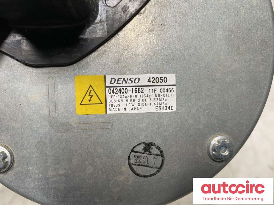Aircondition kompressor elbil til Toyota bZ4X 2022-->>  (DENSO|8837042050|042400-1662|)