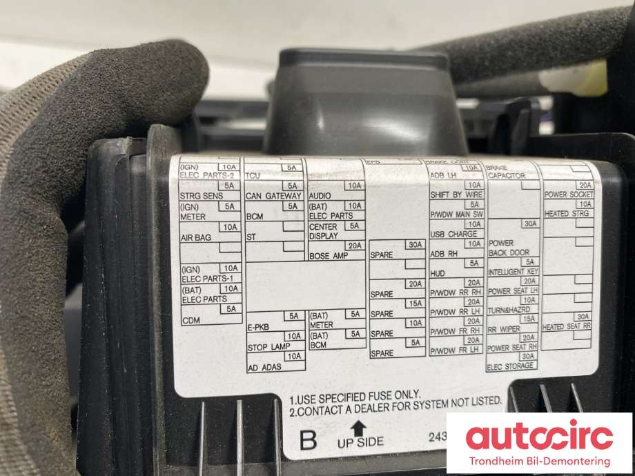 Hanskerom til Toyota bZ4X 2022-->>  (68500 5MP0B|)