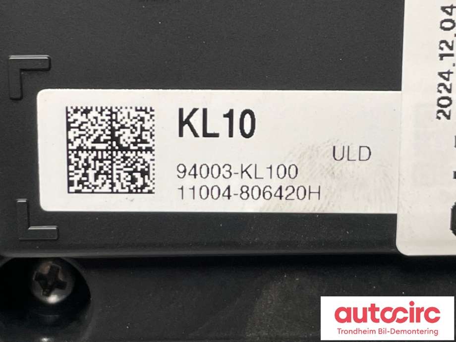 Instrumentpanel til Hyundai Ioniq 6 2023-->> (94003-KL100|)