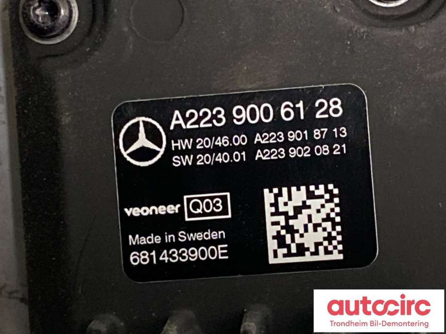 Kamera til Mercedes EQS 2021-->> (V297) (V297) (A2239006128|A2239007436|)