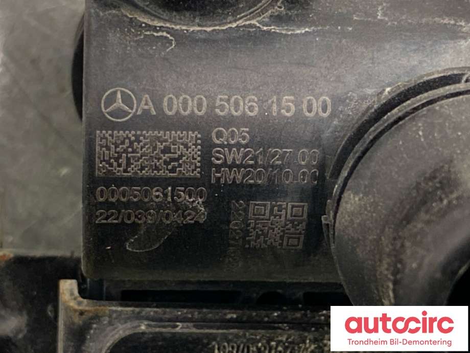 Ventil vann til Mercedes EQS 2021-->> (V297) (V297) (A0005061500|A0005062300|)