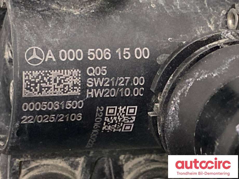 Ventil vann til Mercedes EQS 2021-->> (V297) (V297) (A 000 506 23 00|)