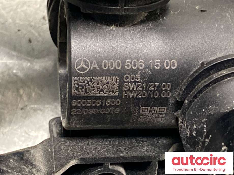 Ventil vann til Mercedes EQS 2021-->> (V297) (V297) (A0005061500|A0005062300|)