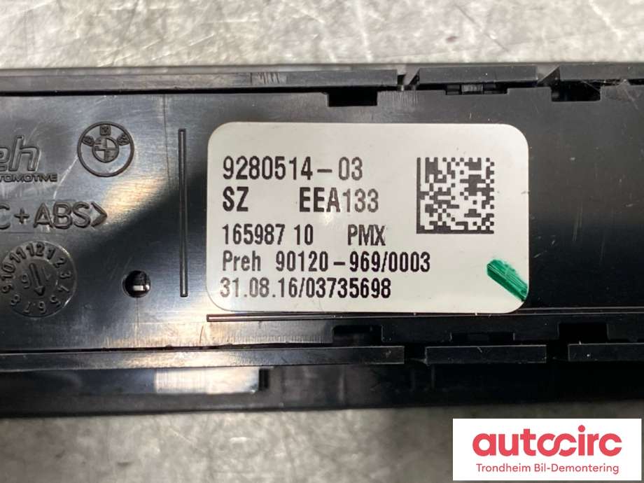 Bryter diverse til BMW i3 2013-2022  (9280514|165987-10|61319280514)