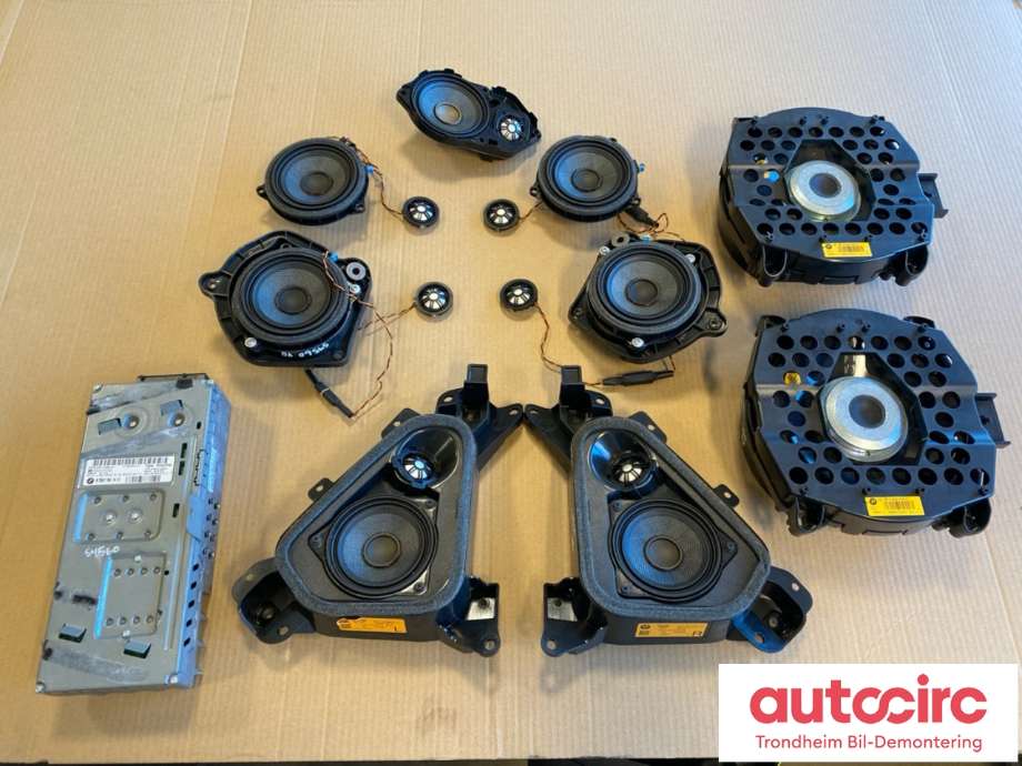 Bilstereo høyttaler til BMW X3, 2010-2017 (F25) (F25) (HARMAN/KARDON|65 12 9 393 182)