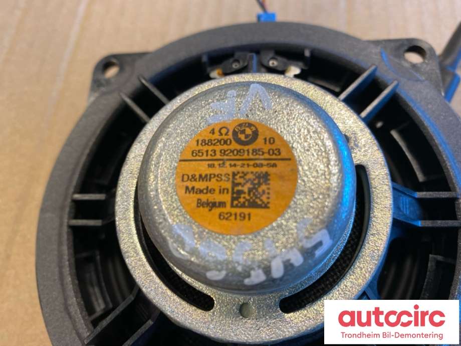 Bilstereo høyttaler til BMW X3 2010-2017 (F25) (F25) (HARMAN/KARDON|65 12 9 393 182|65 13 9 247 342|65 13 9 237 281| 65 13 9 209 185| 65 13 9 277 836| 65 13 9 213 760| 65 13 9 213 759)