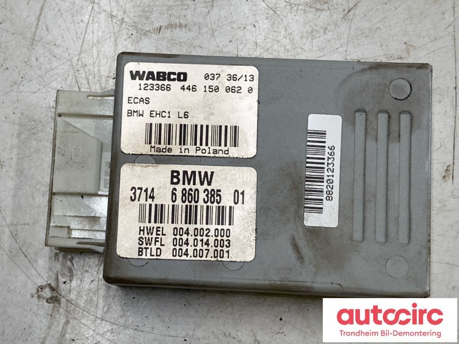 Styreenhet nivå/luftfjæring til BMW 7-Serie, 2009-2015 (F01/F02/F03/F04) (F01/F02/F03/F04) (37 14 6 860 385)