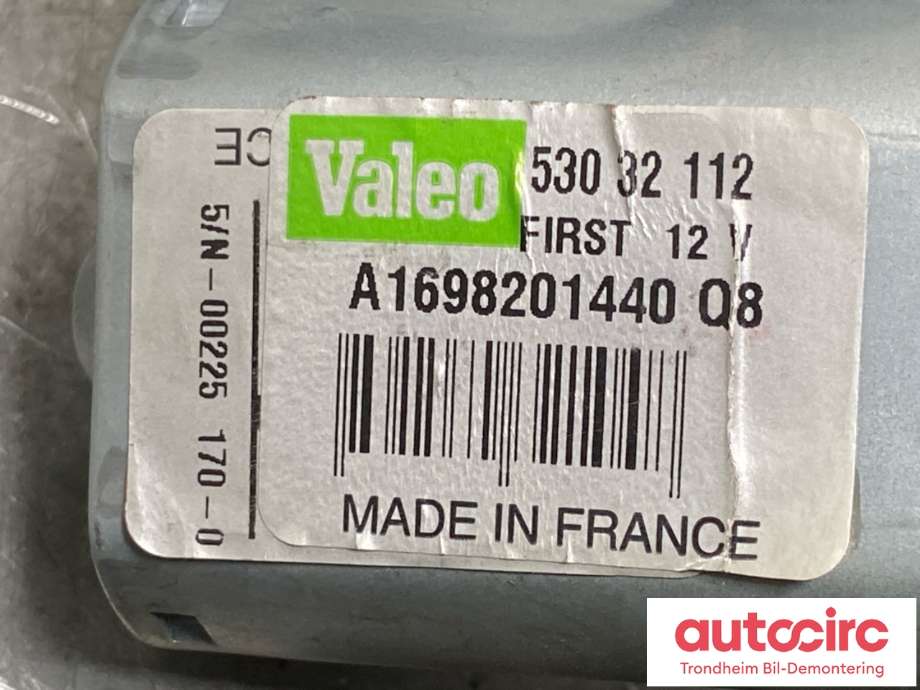 Viskermotor bakrute til Mercedes B-Klasse 2008-2011 (Fase 2) (W245) (W245) (A1698201440|)