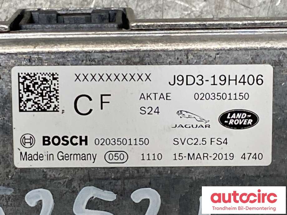 Kamera til Jaguar I-PACE 2018-->> (T4K4756|J9D319H406CJ|)