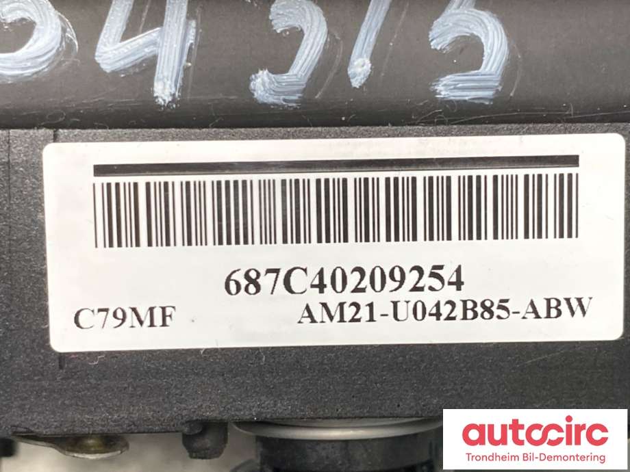 Airbag rattpute til Ford Galaxy 2010-2015 (Type III, Fase 2)  (1677413|AM21-U042B85-AB3ZHE|)
