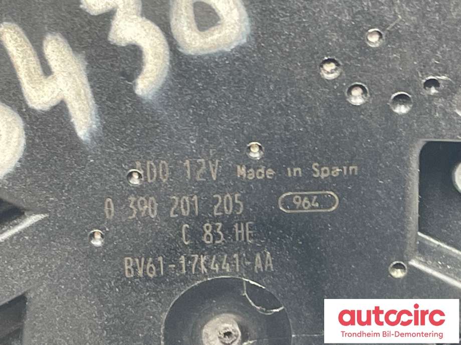 Viskermotor bakrute til Ford Focus 2011-2014 (Type III, Fase 1)  (F1FB-17K441-AA|1851421|)