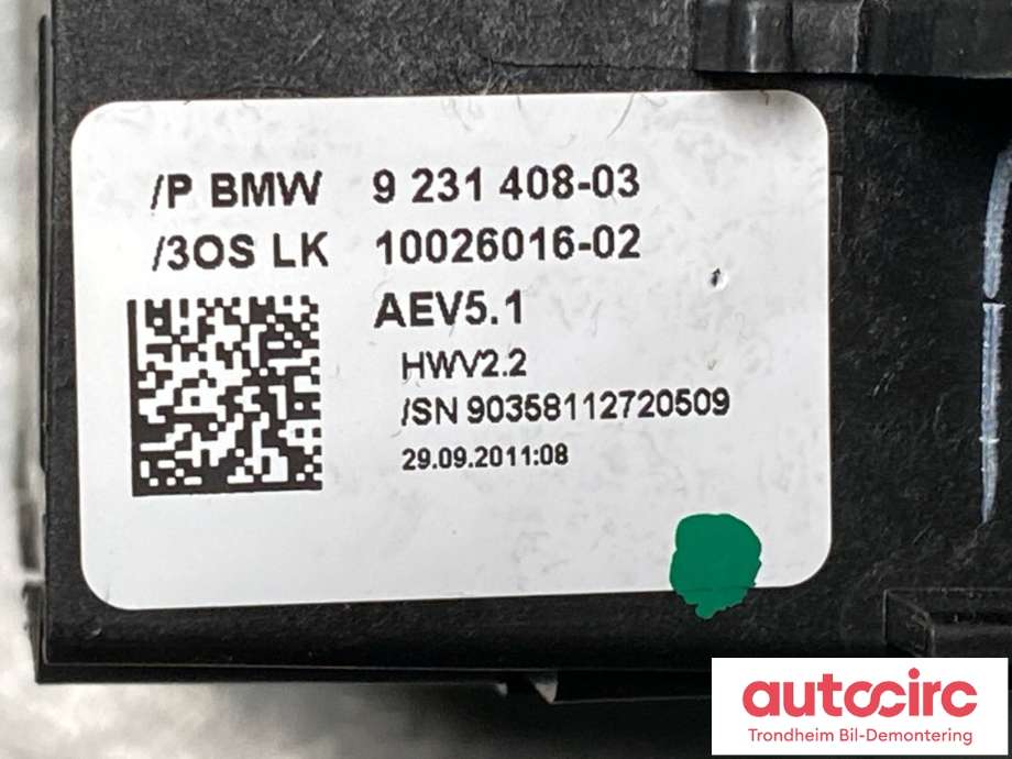 Girstang/girvelger automat til BMW 7-Serie 2009-2015 (F01/F02/F03/F04) (F01/F02/F03/F04) (61 31 7 950 398|)