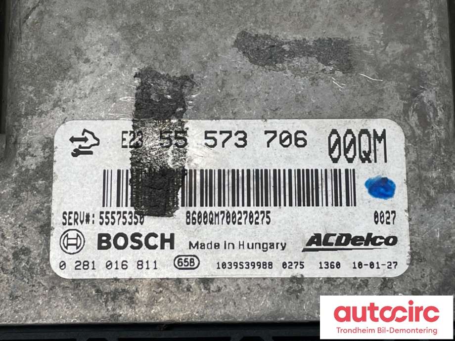Styreenhet motor til Opel Corsa D 2006-2014  (55575350|)
