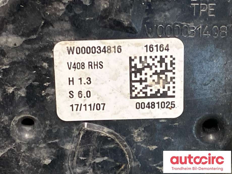 Viskermotor foran høyre til Ford Transit Connect 2018-->> Type II, Fase 2  (2080411|)