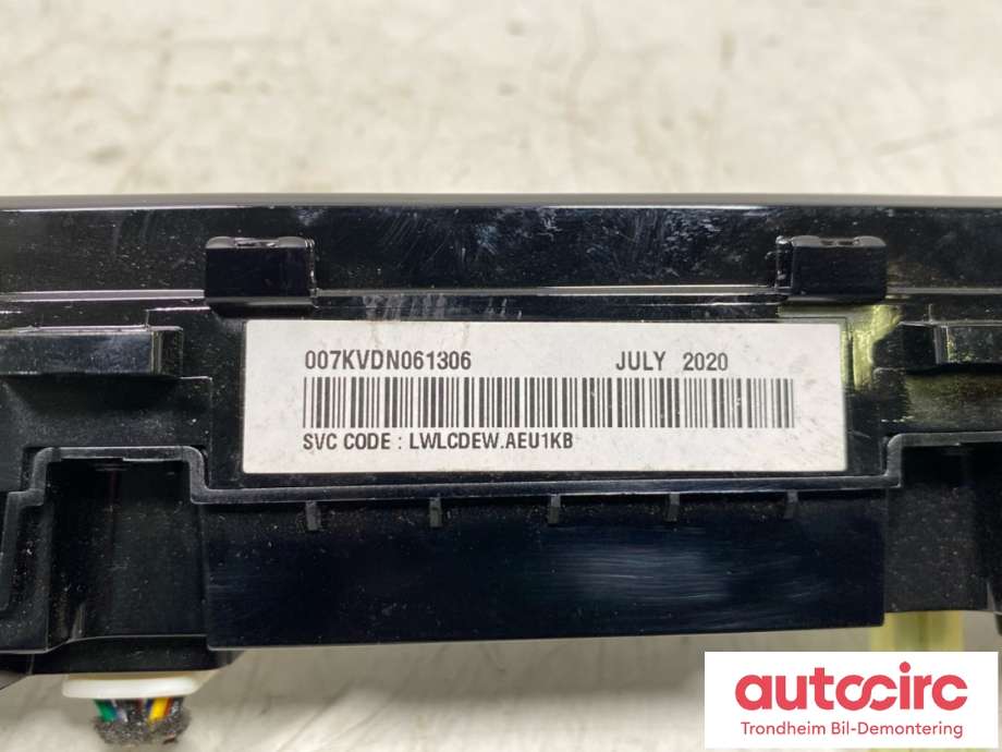 Bilstereo navigasjon betjeningspanel til Kia e-Niro 2022-->> (96540G 5300WK|)