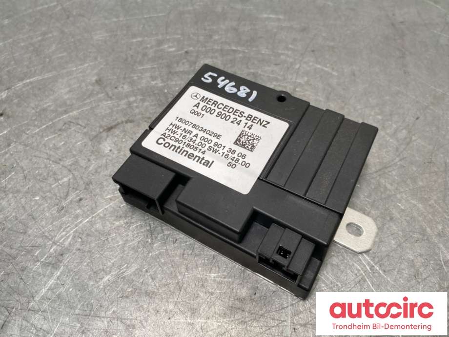 Styreenhet drivstoffpumpe til Mercedes CLS, 2018-->> (C257) (C257) (A0009002414)