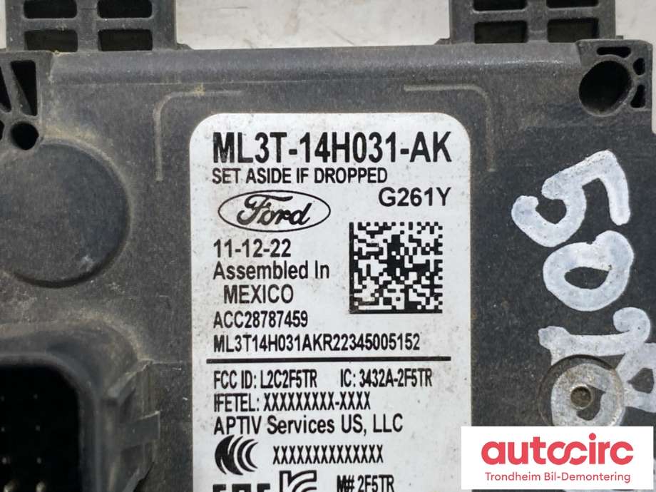 Sensor radar til Ford Mustang Mach-e 2020-->>  (ML3T-14H031-AK|2657693|)