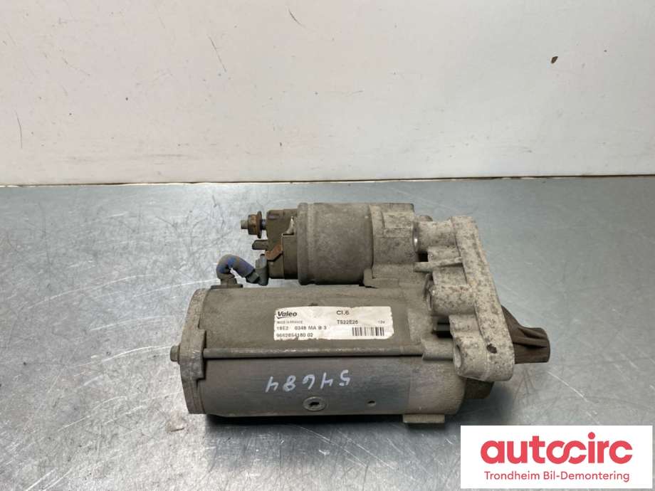 Starter diesel til Peugeot Partner 2008-2015 (Type II, Fase 1)  (VALEO|5802 AE|5802 CE|)