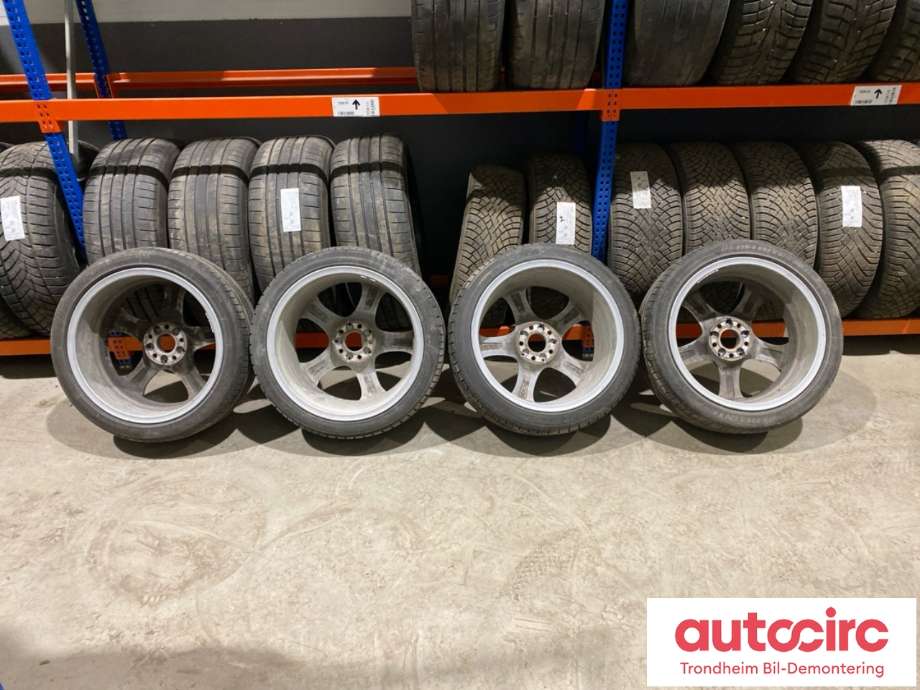Hjulsett aluminium sommer til Mercedes C-Klasse 2007-2011 (Fase 1) (W204) (W204) (18 TOMMER|225/40R18|PROD: 4024|3-5MM)