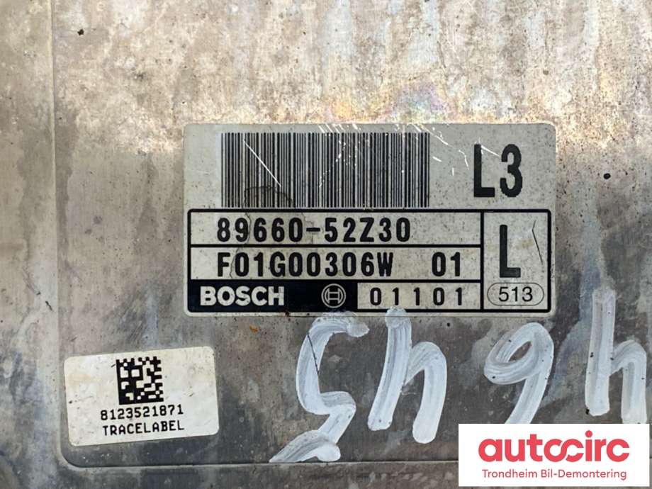 Styreenhet motor til Toyota Urban Cruiser 2009-2014  (89661-52U30|)