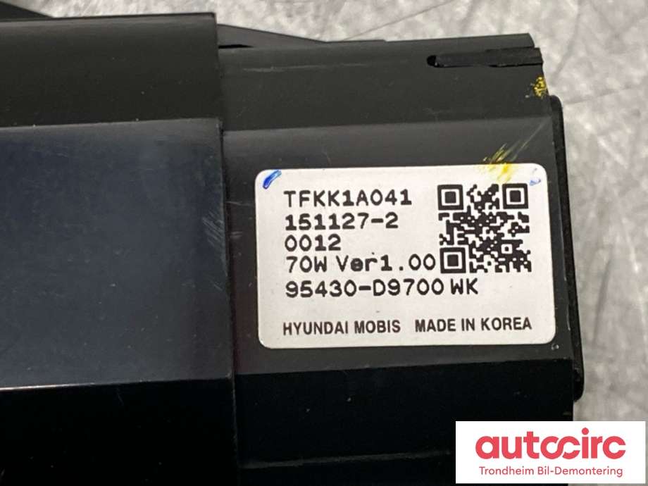 Bryter start/stopp til Kia Sportage 2016-2021 (Type IV) (95430D9700WK|)