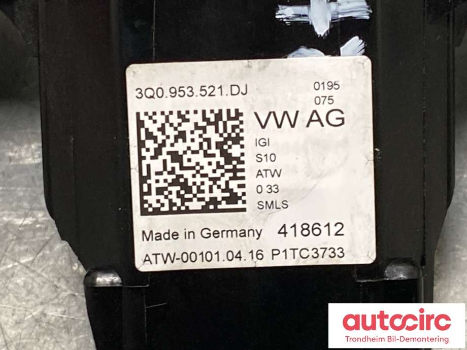 Bryter combi til VW Passat 2015-2019 (Fase 1) (B8) (B8) (5Q0 953 502 M|)