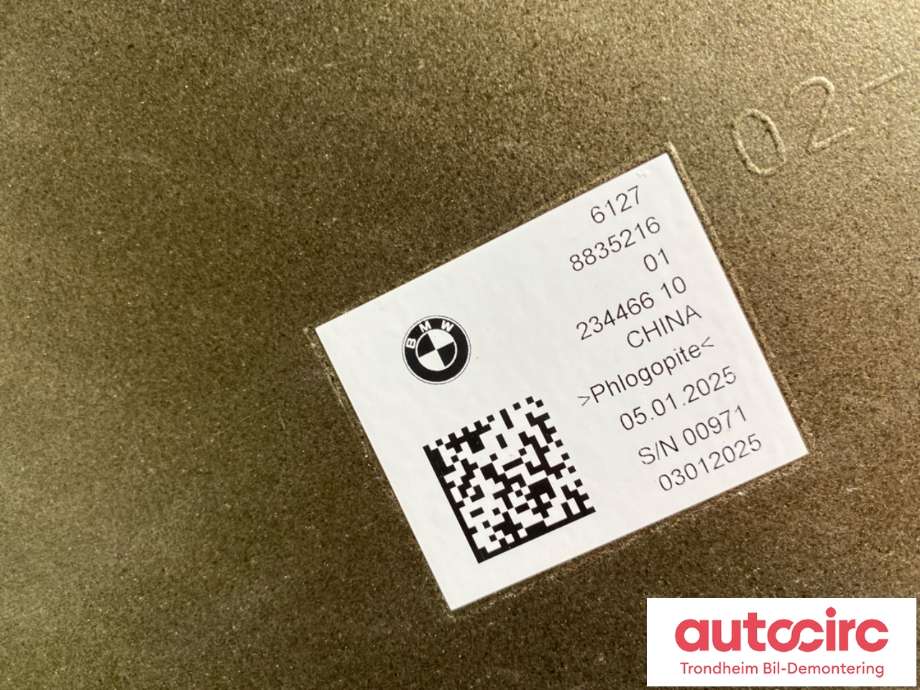 Batteripakke elbil til BMW iX 2021-->> (I20) (I20) (61 27 9 452 611|)