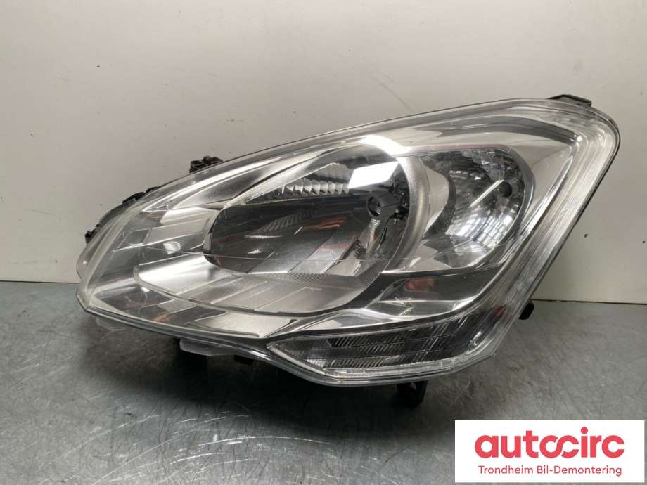 Frontlykt venstre halogen til Peugeot Partner 2015-2019 (Type II, Fase 2)  (6208K6|)