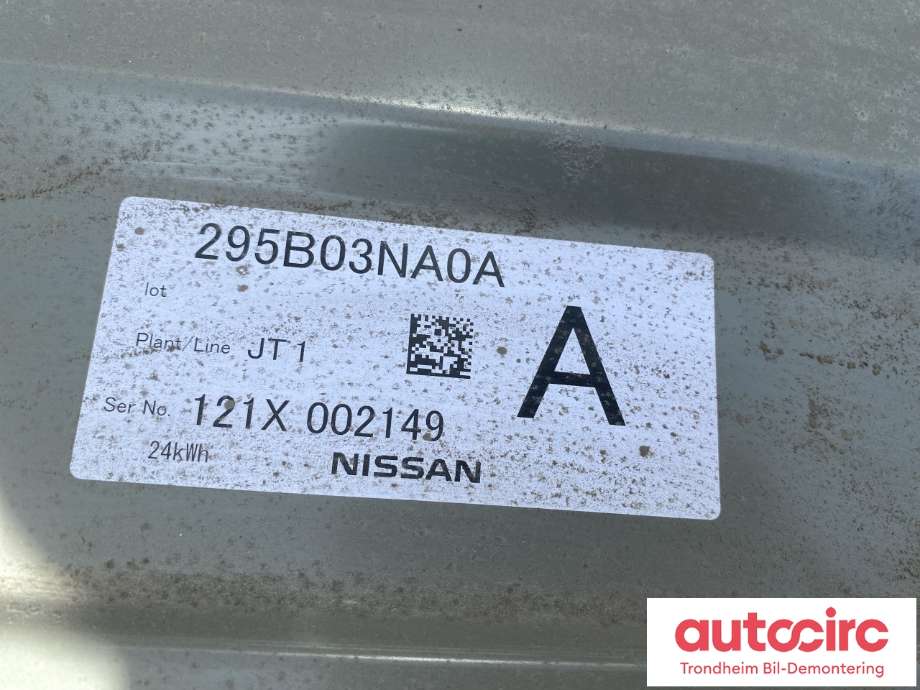 Batteripakke elbil til Nissan Leaf 2011-2017 (Type I)  (24KWH|295B03NA8A|295B03NF9E|)