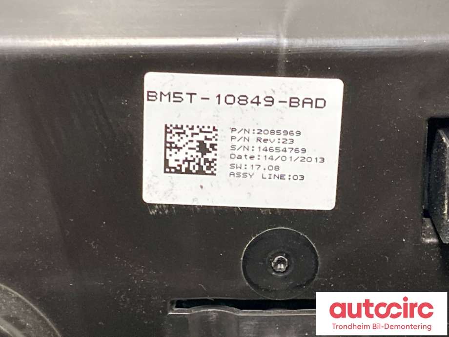 Instrumentpanel til Ford Focus 2011-2014 (Type III, Fase 1)  (BM5T-10849-BAD|BM5T-10849-BAH|1879748)