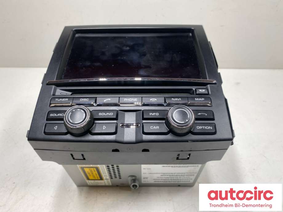 Bilstereo navigasjon skjerm til Porsche Cayenne 2010-2017 (92A) (92A) (958 642 970  X|)