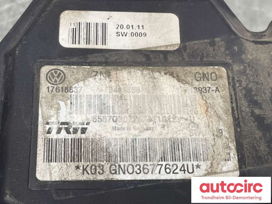 ABS sentral til VW Sharan 2010-->> (Type II)  (7N0614109M|)