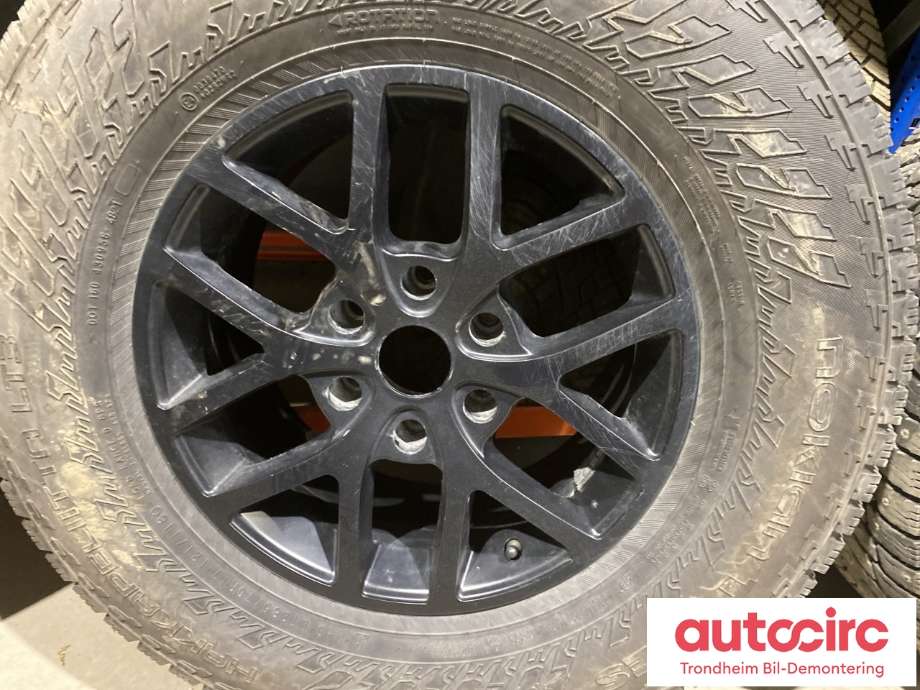 Hjulsett aluminium vinter til Isuzu D-Max 2017-2020 (Type II, Fase 2) (285/70 R17|17|PROD: 4821|PIGGDEKK)