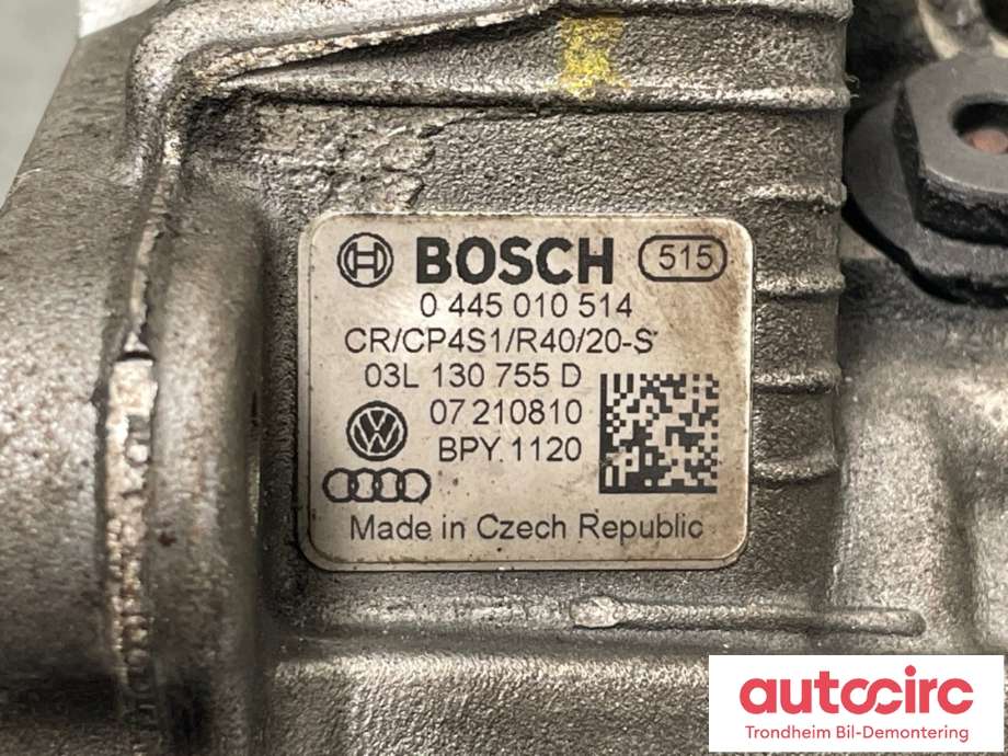 Dieselpumpe til Škoda Superb 2008-2015 (Type II)  (BOSCH|03L130755D|03L130755AB|)