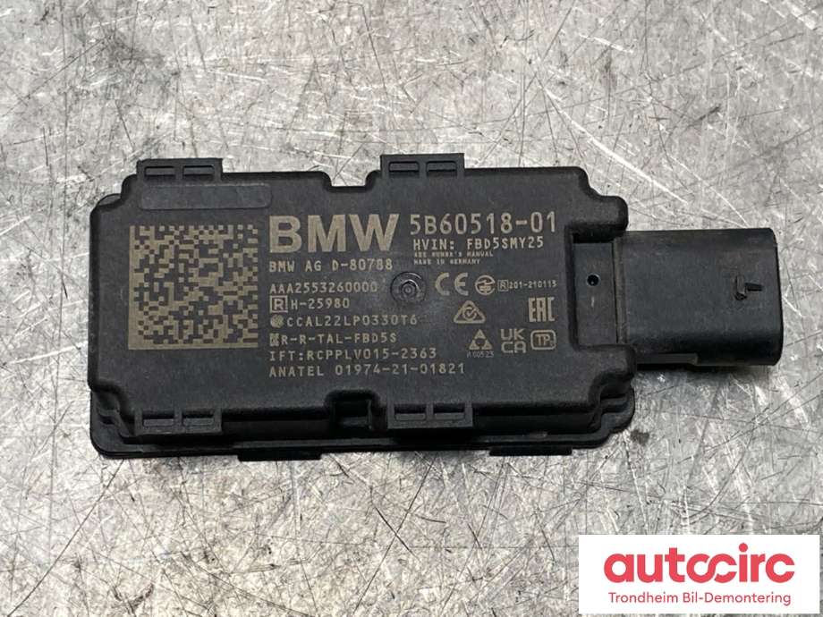 Styreenhet nøkkelfri/keyless til BMW iX 2021-->> (I20) (I20) (5B60518|61355B60518|)
