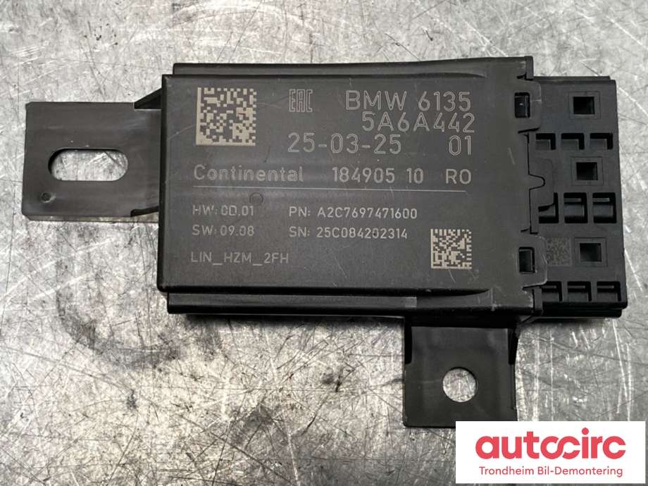 Styreenhet sete til BMW iX 2021-->> (I20) (I20) (5A6A442|61355A6A442|)