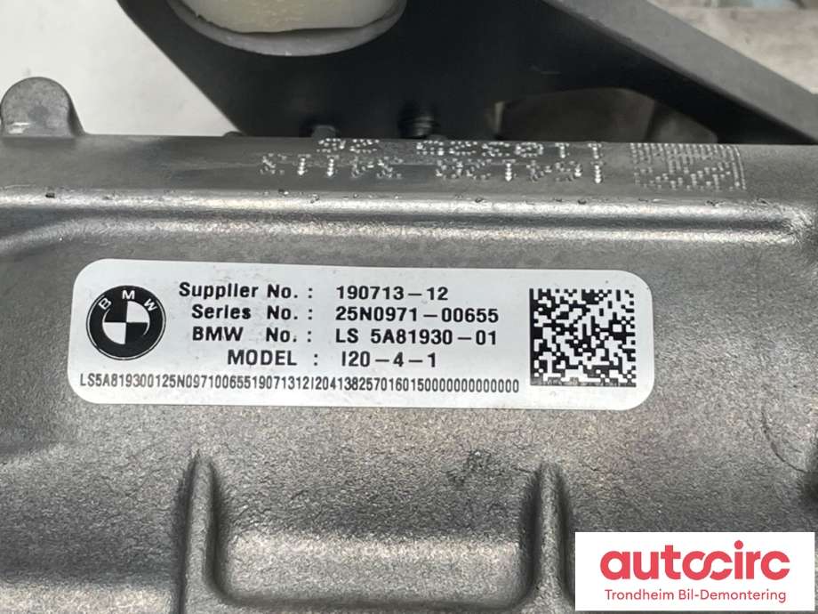 Rattaksel elektrisk servo til BMW iX 2021-->> (I20) (I20) (5A81930|32305A81930|)