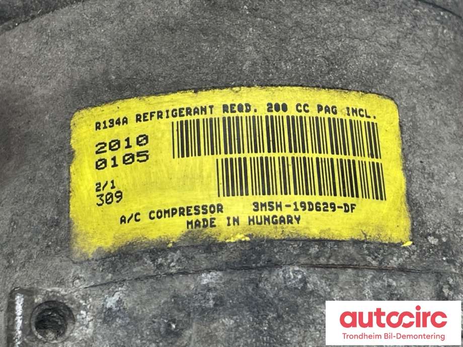 Aircondition kompressor til Ford Kuga 2008-2012 (Type I)  (3M5H-19D629-DF|3M5H-19D629-DK|1796856)
