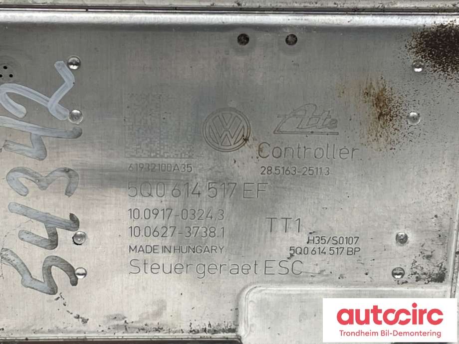 ABS sentral til Škoda Octavia 2017-2020 (Type III, Fase 2) (5Q0614517EF|)