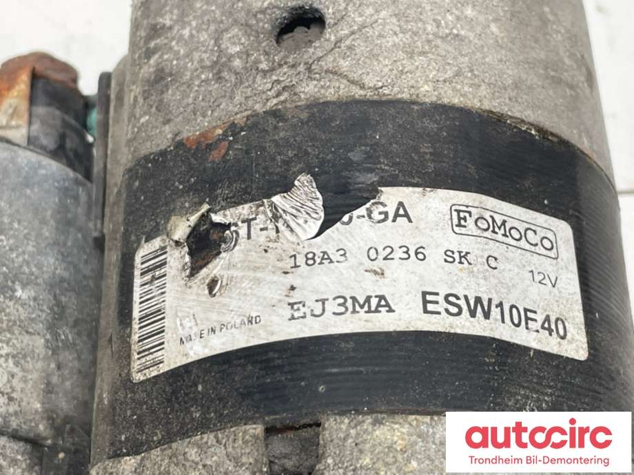 Starter til Ford Focus 2011-2014 (Type III, Fase 1)  (CV6T-11000-GA|CV6T-11000-GF|2197568| 2380314)